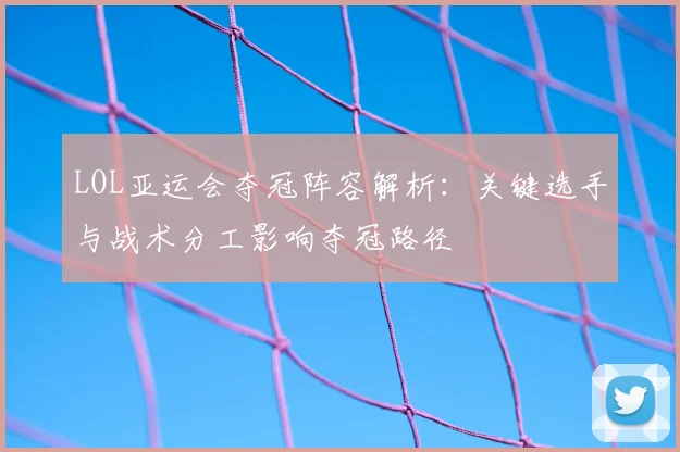 LOL亚运会夺冠阵容解析：关键选手与战术分工影响夺冠路径